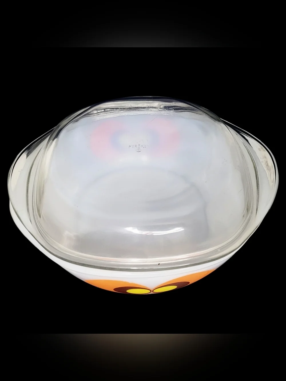 1970s Jena Glas  Peacock Eye/ Carina By Schott Mainz Casserole W/lid